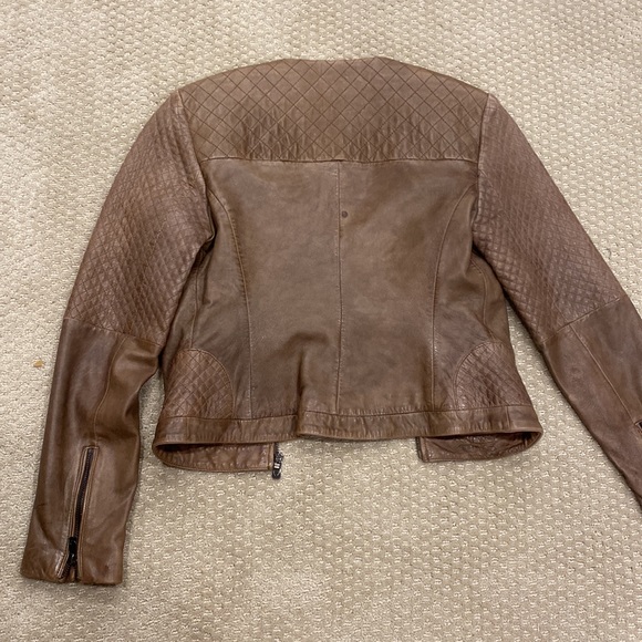 Bod & Christensen Leather Biker Jacket 100% Leather - Picture 9 of 13